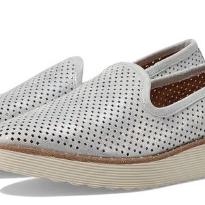 Johnston & Murphy Mitzi Perfed Venetian Women's Light Silver Metallic